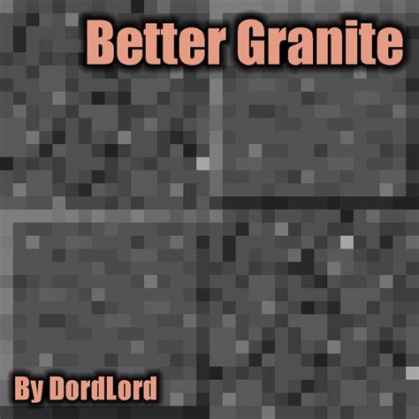 Better Granite Minecraft Texture Pack