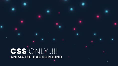 CSS Only Animated Background Effects | Html CSS Animation