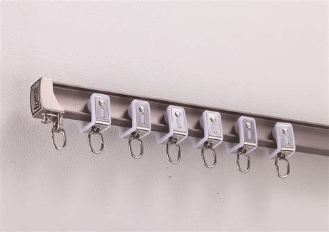 Aluminum Ceiling Mounted 5.5m Length Bendable Curtain Track Curved