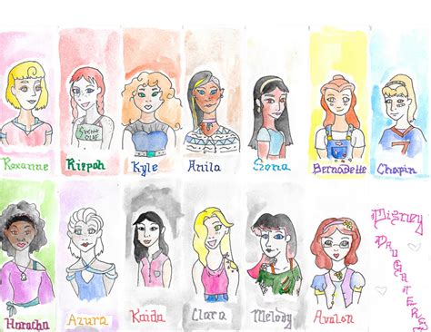 Disney Daughters by FrostfootDreamleaf22 on DeviantArt