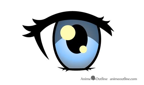 How to Draw Female Anime Eyes Tutorial - AnimeOutline