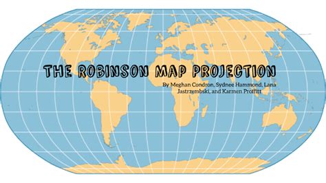 World Robinson Projection Map