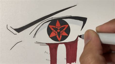 How to Draw Sasuke’s Eternal Mangekyou Sharingan - YouTube