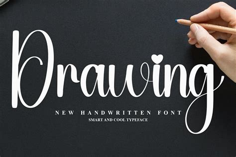 Drawing Font by Inermedia STUDIO · Creative Fabrica