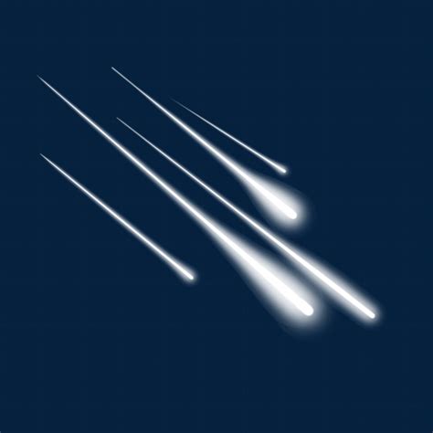 Meteor Light Hd Transparent, Light Effect Cute Illustration Meteor, Light Effect Cute ...