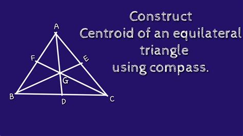 Centroid Of An Equilateral Triangle