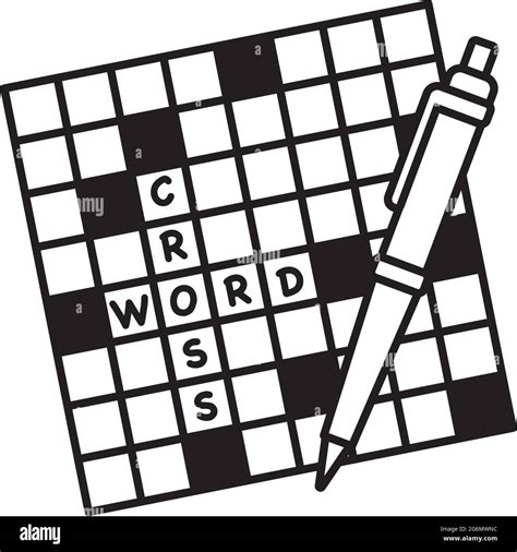 Crossword Puzzle Clip Art Best Crossword Puzzle Illustrations Royalty Free Vector Graphics