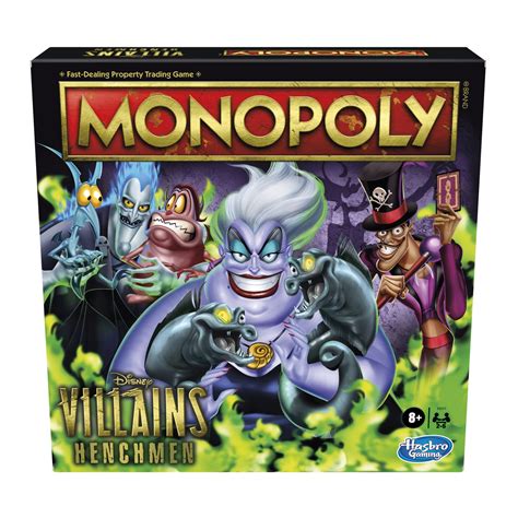 Buy Monopoly Disney Villains Henchmen Edition Board Game,2-6 players, for Kids Ages 8 and Up ...