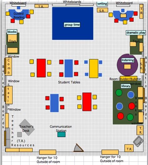 Art Classroom Floor Plan