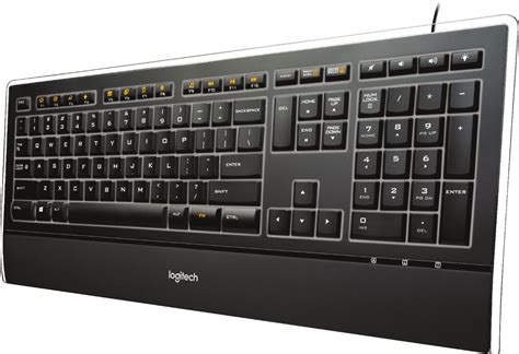 Logitech K740 Illuminated Keyboard Black 920-000914 - Best Buy