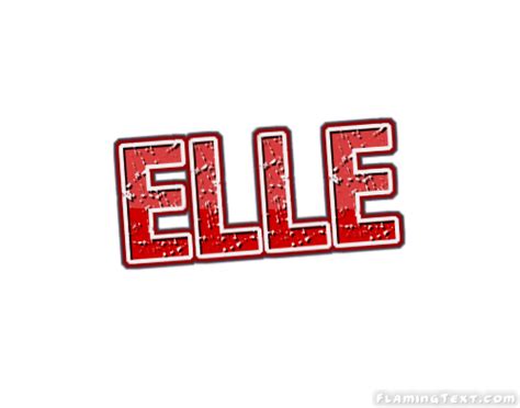 Elle Logo | Free Name Design Tool from Flaming Text