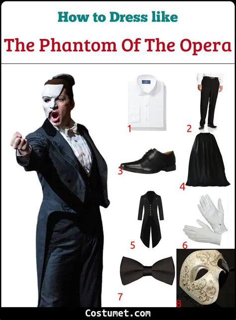 The Phantom of the Opera & Christine Costume for Cosplay & Halloween