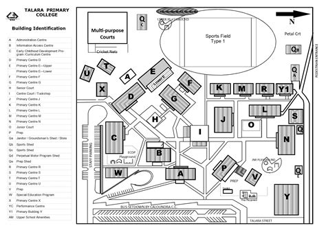 High School Building Map