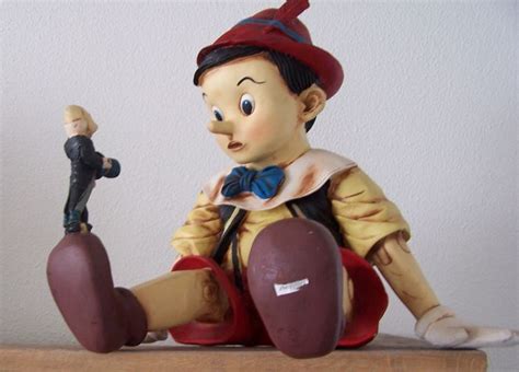 Rare large vintage figurine of Pinocchio with Jiminy - Catawiki