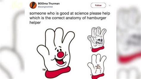 Hamburger Helper finally reveals what is inside the smiling glove