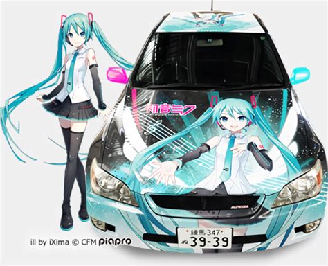 Crunchyroll - Official Hatsune Miku Car Wrapping Service Starts Tomorrow