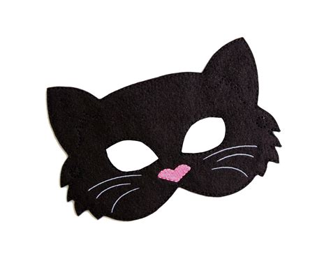 Halloween Black Cat Face