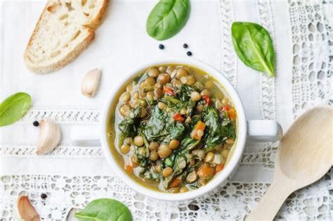 Vegan Lentil-Spinach Soup Recipe | Vitacost Blog