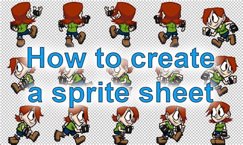 How to create a sprite sheet