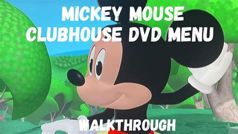 Mickey Mouse Clubhouse DVD Menu Walkthrough