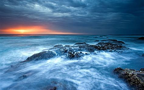 Ocean Waves Wallpaper HD - WallpaperSafari