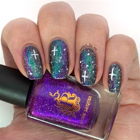 17+ Purple Galaxy Nails We Are Obsessed About - Nail Designs Daily