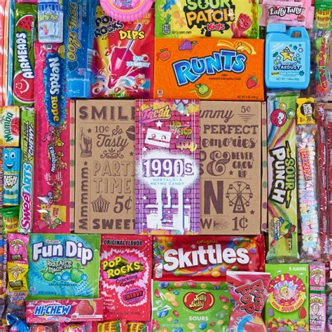 Vintage Candy Co 1990s Retro Decade Candy Gift Assortment - Etsy