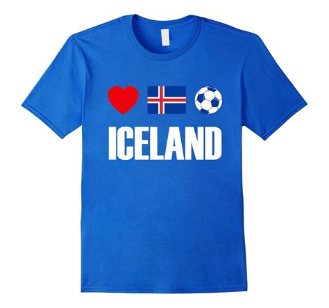 ICELAND Soccer T-shirt 2016 Icelandic Football Team Jersey-CL – Colamaga