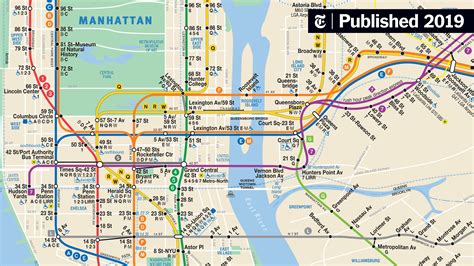 The New York City Subway Map as You’ve Never Seen It Before - The New York Times