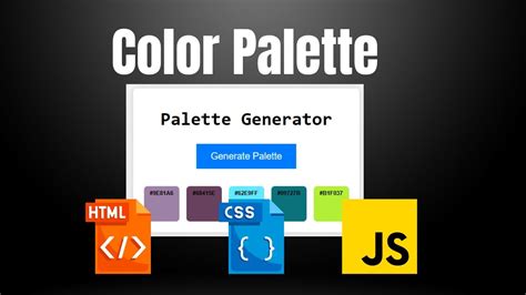 Lets Build Color Palette Generator in under 210 seconds | HTML CSS JavaScript | Beginner Project ...