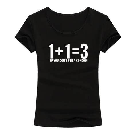 Women's Math Problem Funny T Shirts Women 2017 Summer Fashion Mathematical Arithmetic Cotton T ...