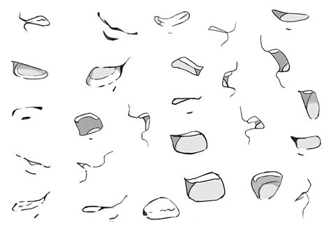 How to Draw Anime Mouths and Lips With Expressions, an in-Depth Guide – GVAAT'S WORKSHOP