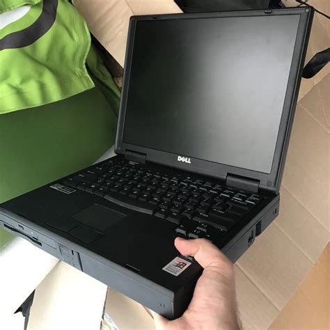 old school dell laptop from 1998 retailed for 3000 when it was