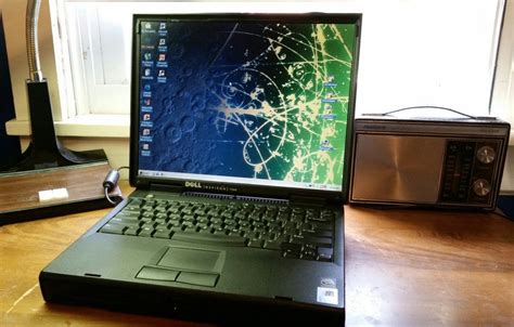 old pic of my first laptop circa 2014 yes really dell inspiron 7500