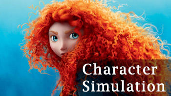 Example of Character Simulation from cartoon Brave for article What are VFX Studios Doing?