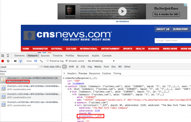 Casale Index Header Bidding