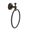 American Carved Black Towel Rings Oil Rubbed Bronze