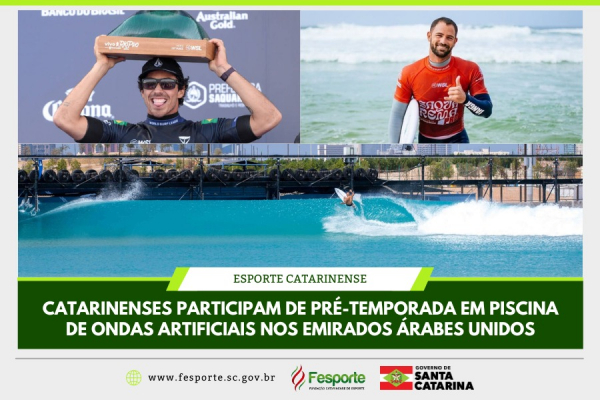 Catarinenses na pré-temporada da WSL