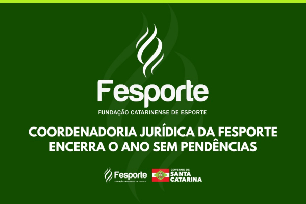 Coordenadoria jurídica da Fesporte encerra 2024