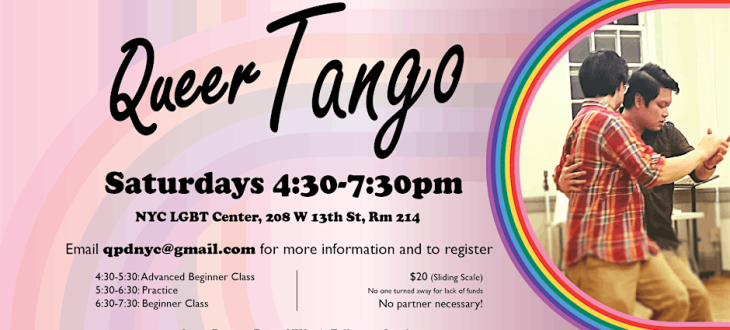 Image related to Queer Tango Classes - Saturdays at the LGBT Center