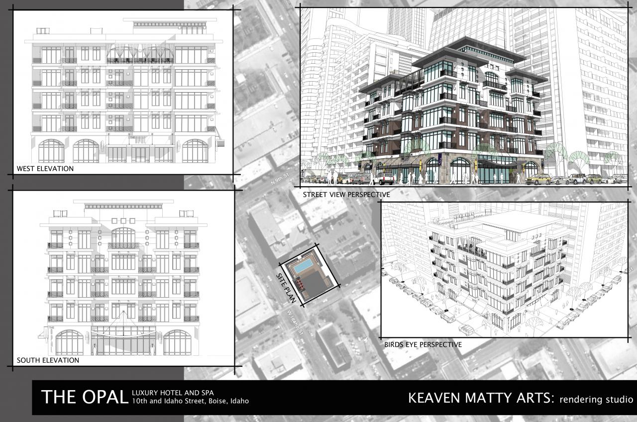 Architecture Presentation Board Layout