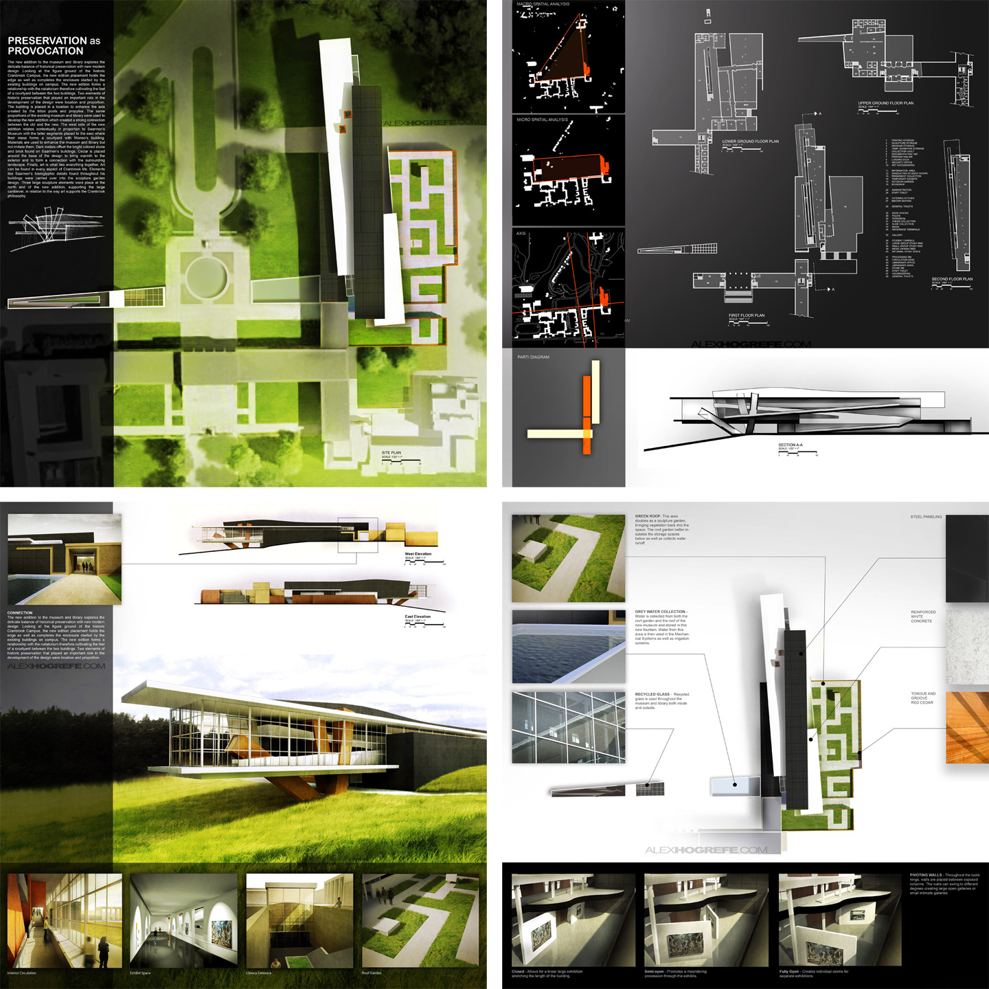 Architecture Presentation Board Layout