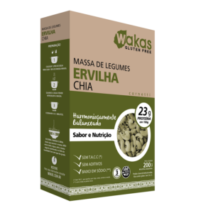 Massa Wakas Multicereal com Chia Fusilli 