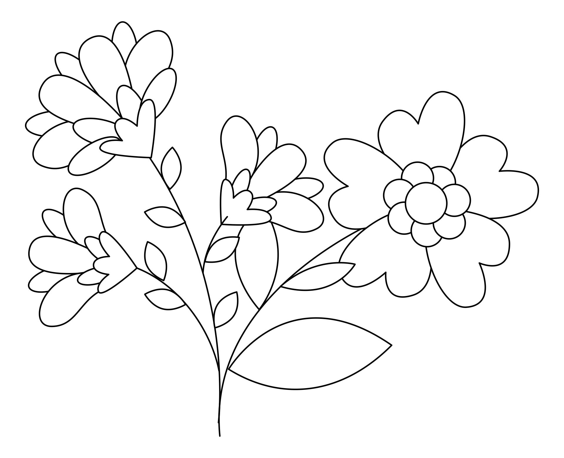 6 Best Images Of Free Printable Flower Embroidery Patterns Flower 