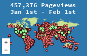 Locations of visitors to this page