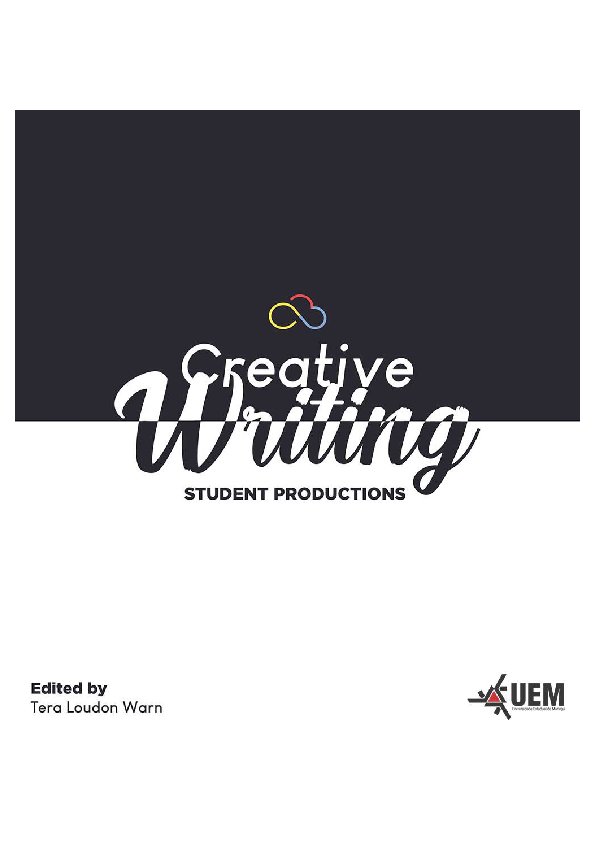 First page of “Creative Writing - Student Productions”