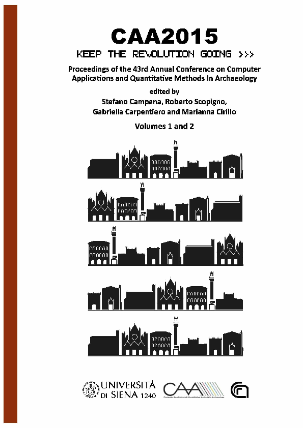 First page of “Arcà Andrea 2016. Digital Practices for the Study of the Great Rock in the Naquane National Park, Valcamonica, Italy: from Graphic Rendering to Figure Cataloguing”