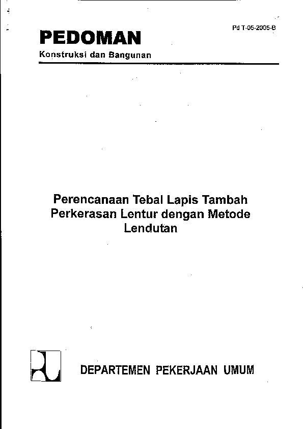 First page of “Pd T-05-2005-B”