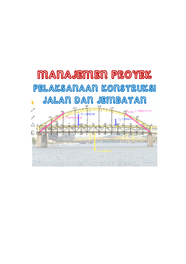 First page of “MANAJEMEN PROYEK PELAKSANAAN KONSTRUKSI JALAN DAN JEMBATAN”