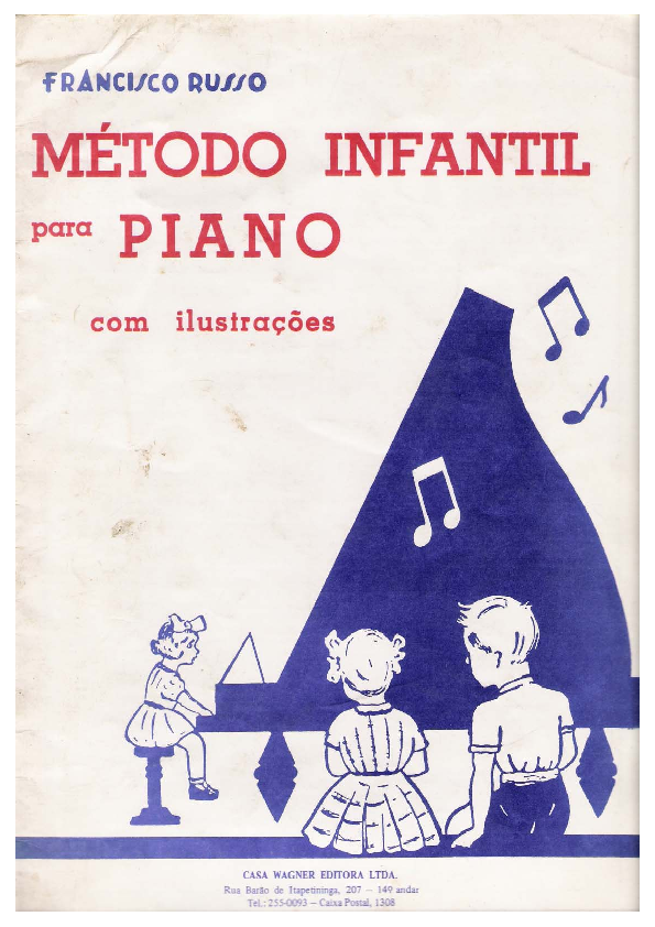 First page of “Método Infantil para Piano”